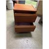 Image 2 : Vintage Mid Century Modern Teak 2 Drawer Side Table MCM Canada