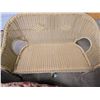 Image 2 : Wicker Patio Set Sofa 2 Chairs Table and Cushions
