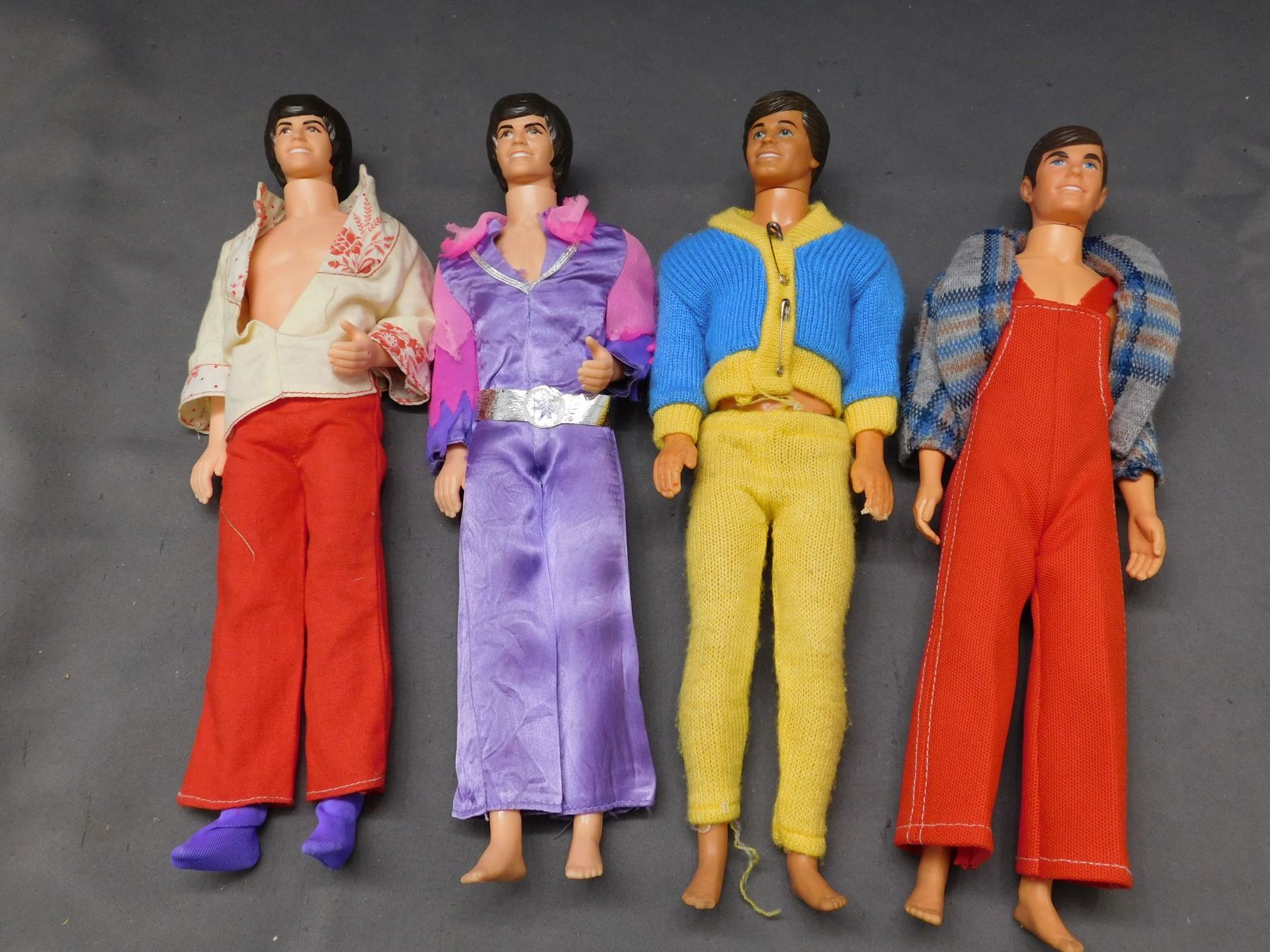 2 Vintage Ken Dolls and 2 Vintage Donny Osmond Dolls