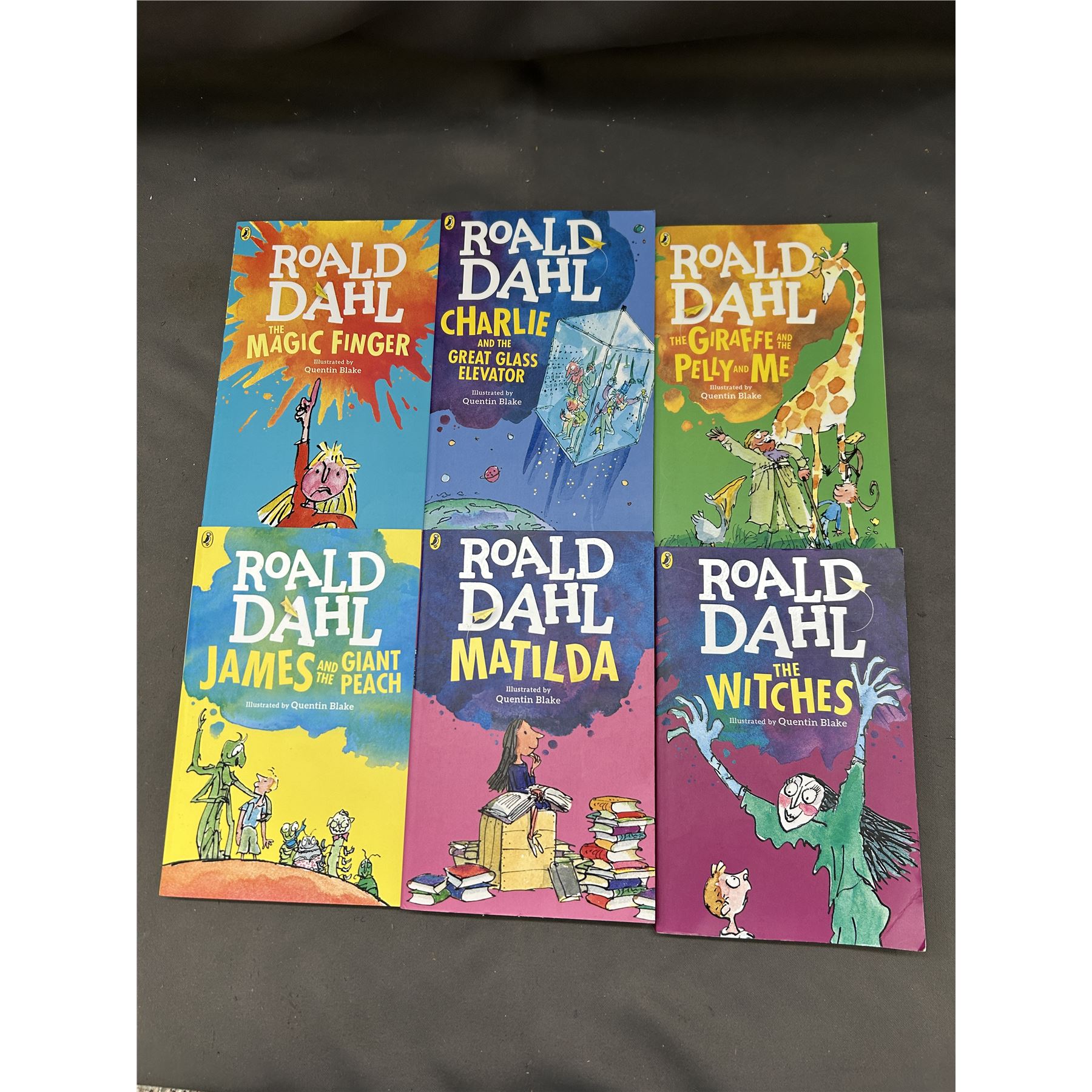 Lot Of 6 Roald Dahl Books Matilda James And The Giant Peach Charlie 