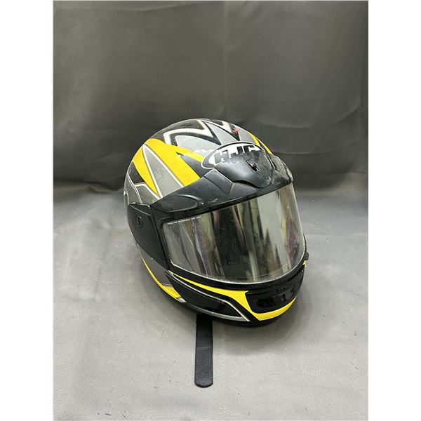 HJC Helmets Motorcycle Bike Helmet Black and Yellow