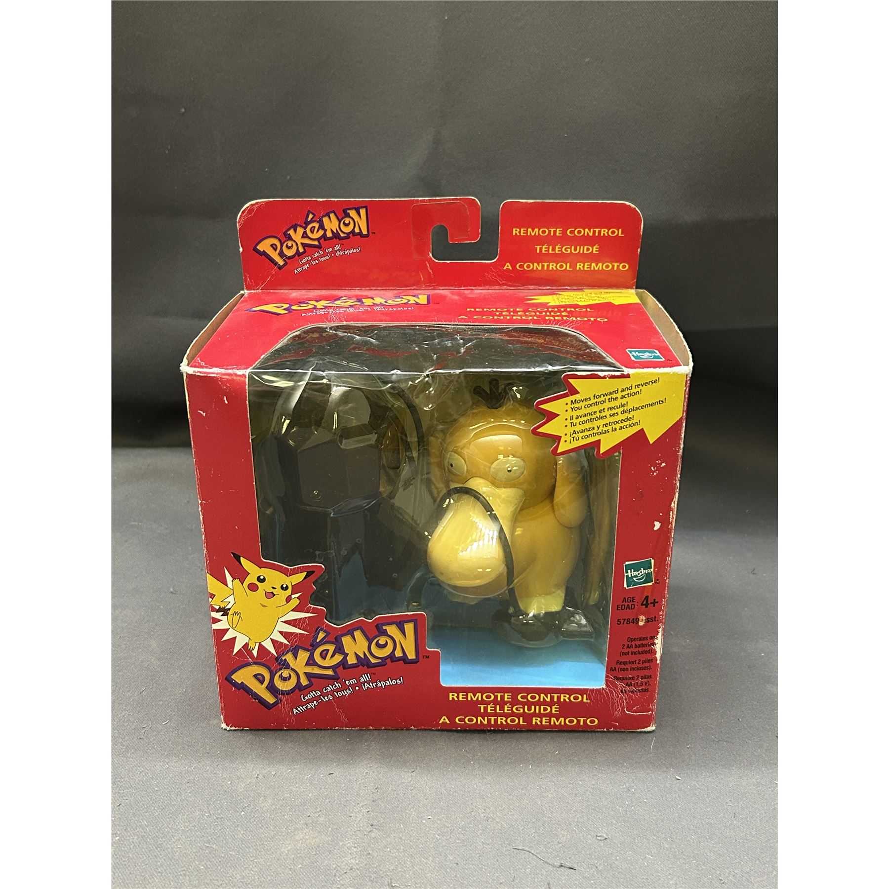 Vintage Pokemon Remote Control Psyduck Toy