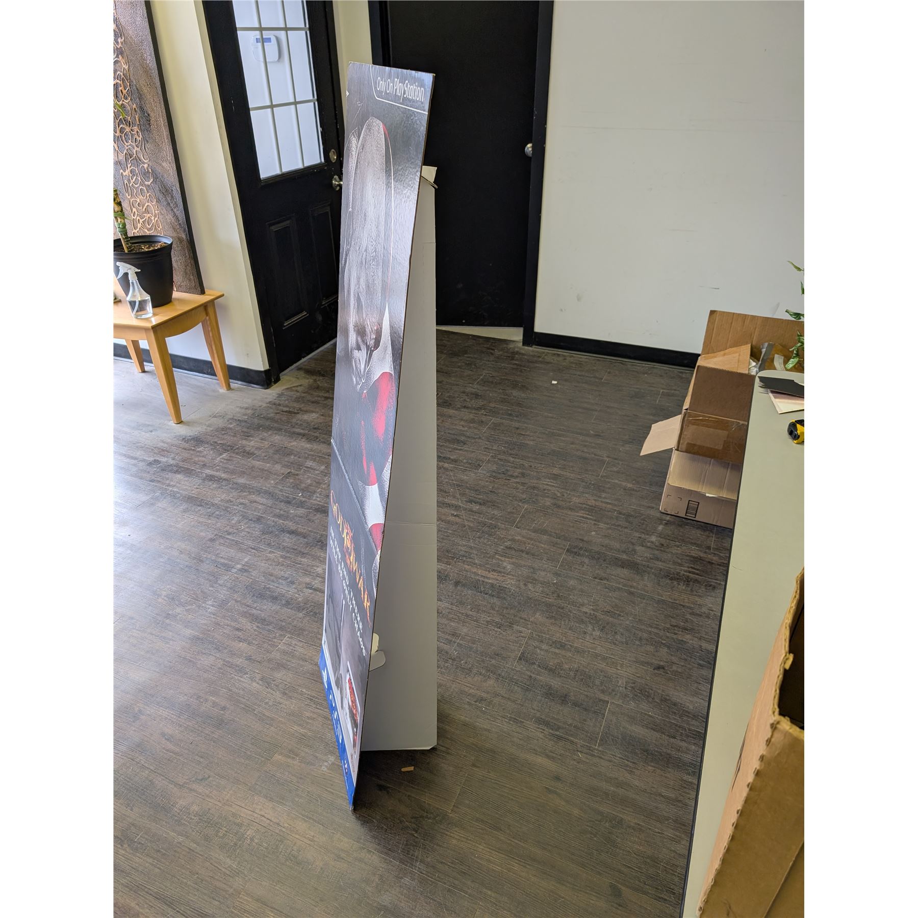 God of War III PS3 Cardboard Video Game Store Standee Display