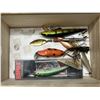 Image 3 : Fishing Lures & Scale in Wooden Box