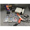 Image 1 : Nintendo NES Console Bundle Gun, Controllers, Games, Game Genie, 6 Games