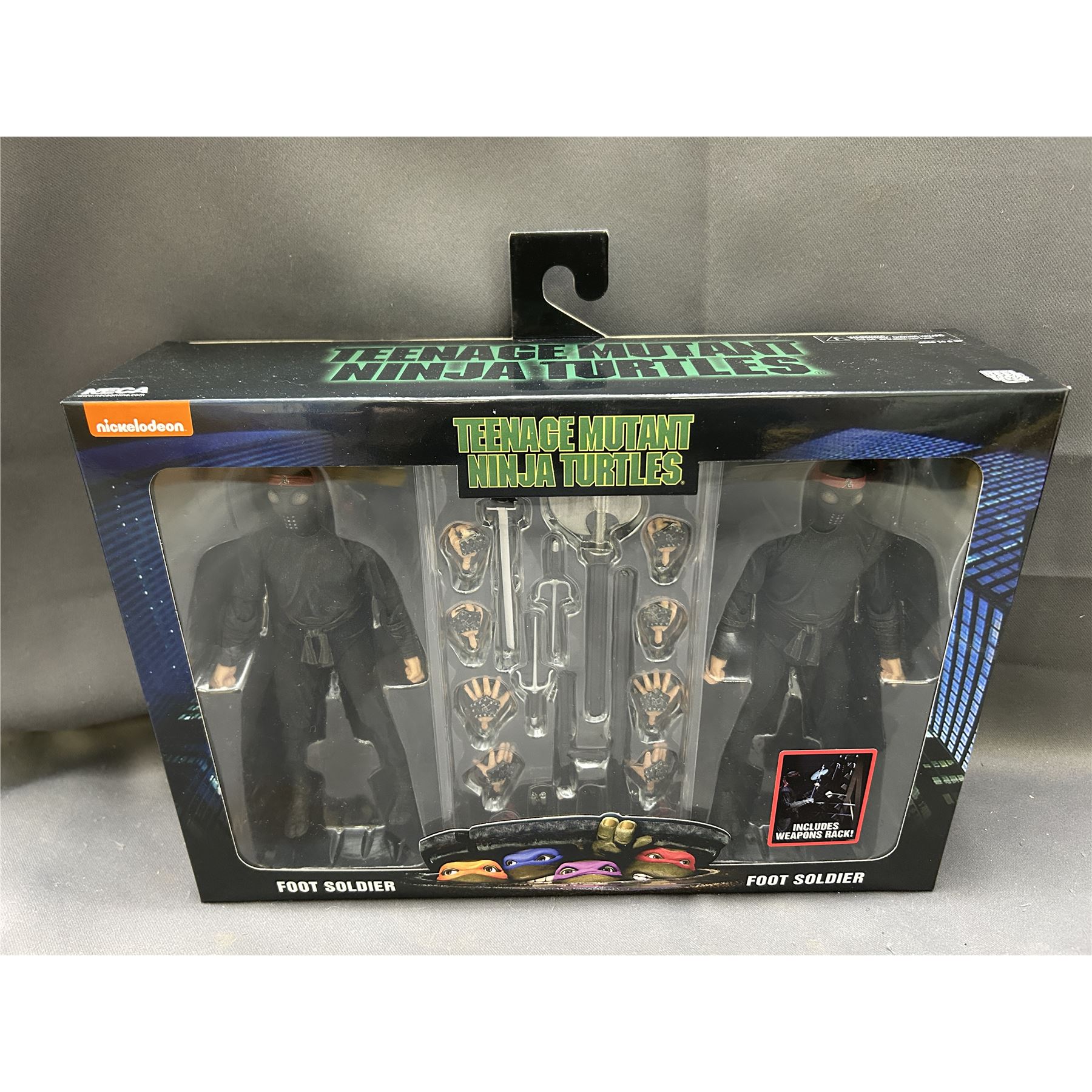 Neca Ninja Foot Soldier – Pack De 2 Figurines, Bon État, Collection TMNT