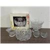 Image 1 : Lot of 6 Crystal Glass Bowls, Servers