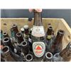 Image 2 : Wooden Crate of Assorted Vintage Beer Bottles