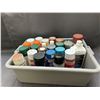 Image 1 : Tub of Spray Paint, Vinyl Coat, Primer, Rust-Oleum, Etc.