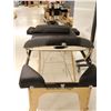 Image 2 : TABLE DE MASSAGE PORTABLE BEST MASSAGE COS-MT622-BLACK