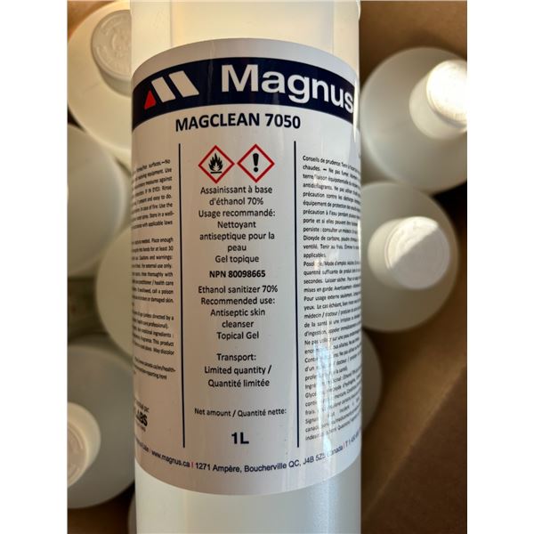 BTE DE 12 MAGNUS MAGCLEAN, NETTOYANT ANTISEPTIQUE