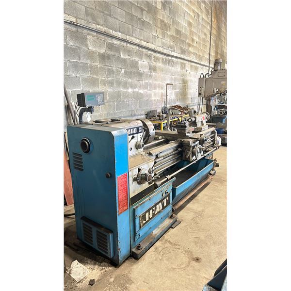 ACRA INDUSTRIAL LATHE JMK460 18X60 220V 9.9'L X 3.5'W X 5'H COMES WITH MOBILE WORK CART FULL OF