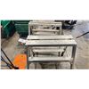 Image 1 : GROUP OF 4 ALUMINUM FLAT TOP SAWHORSES