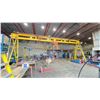 Image 1 : 2 TON INDUSTRIAL A" FRAME OVERHEAD CRANE WITH  5 TON TSK SSDHL05-02 HOIST APPROX 30'L X 8' X 14'H
