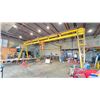 Image 2 : 2 TON INDUSTRIAL A" FRAME OVERHEAD CRANE WITH  5 TON TSK SSDHL05-02 HOIST APPROX 30'L X 8' X 14'H