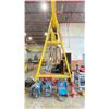 Image 5 : 2 TON INDUSTRIAL A" FRAME OVERHEAD CRANE WITH  5 TON TSK SSDHL05-02 HOIST APPROX 30'L X 8' X 14'H