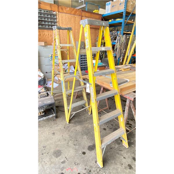 PAIR OF FIBERGLASS 6' LADDERS