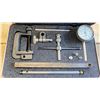 Image 2 : STARRETT 196 UNIVERSAL BACK PLUNGER DIAL INDICATOR SET IN CASE