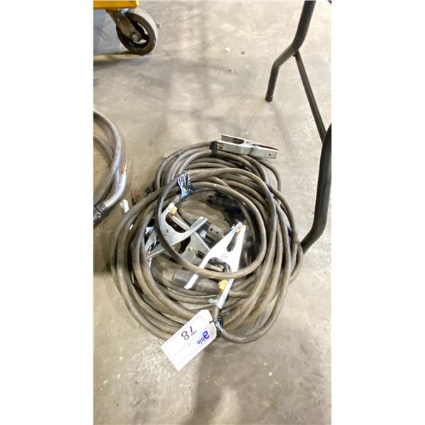 ASSORTED WELDING GROUNDING CABLES