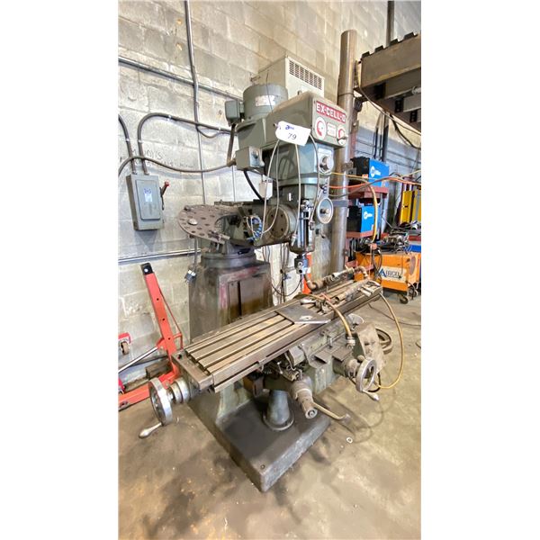 EX-CELL-O 602 VERTICAL RAM TURRET MILLING MACHINE
