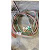 Image 1 : ACETYLENE, OXYGEN HOSE WITH REGULATORS & CUTTING HEAD