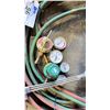 Image 2 : ACETYLENE, OXYGEN HOSE WITH REGULATORS & CUTTING HEAD
