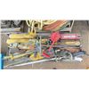 Image 3 : 4 WHEEL PARTS CART WITH CONTENTS - HYDRAULIC JACKS, JACKHAMMERS ETC