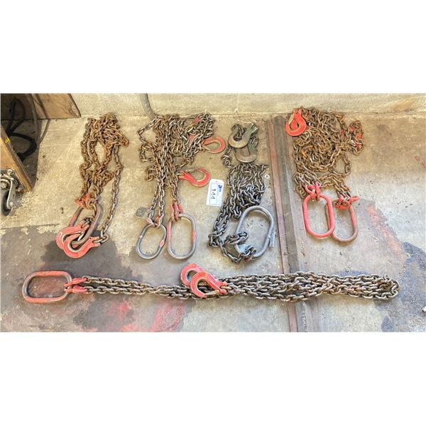 HEAVY DUTY INDUSTRIAL LIFTING CHAINS APPROX 5