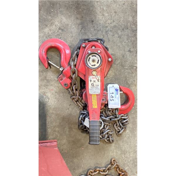 6 TON HEAVY DUTY INDUSTRIAL LEVER HOIST