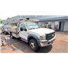 Image 2 : 2005 FORD F-550 XL SUPERDUTY TURBO, 2DR FLATDECK PU, WHITE, VIN 1FDAF56P45EB02461