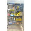 Image 2 : METAL SHOP STORAGE CABINET FULL OF WELDING WIRE, GRINDING DISCS, WELDING RODS & MORE