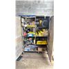 Image 6 : METAL SHOP STORAGE CABINET FULL OF WELDING WIRE, GRINDING DISCS, WELDING RODS & MORE