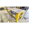 Image 4 : 1" METAL TOP WELDERS TABLE WITH MOUNTED MECHANICS VICE