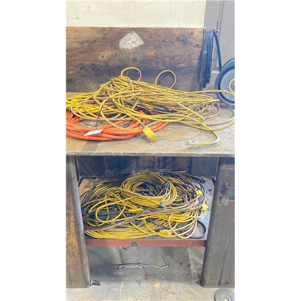 LARGE ASSORTMENT OF EXTENSION CORDS