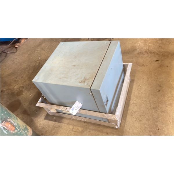 WELDING ROD STORAGE CABINET IN METAL CRATE