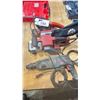 Image 1 : GROUP OF 3 ELECTRIC POWER TOOLS INCLUDING 2 SANDERS & 1 BOSCH HAMMER DRILL