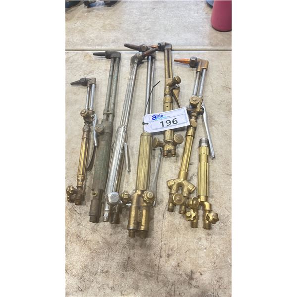 GROUP OF 6 WELDING TORCHES