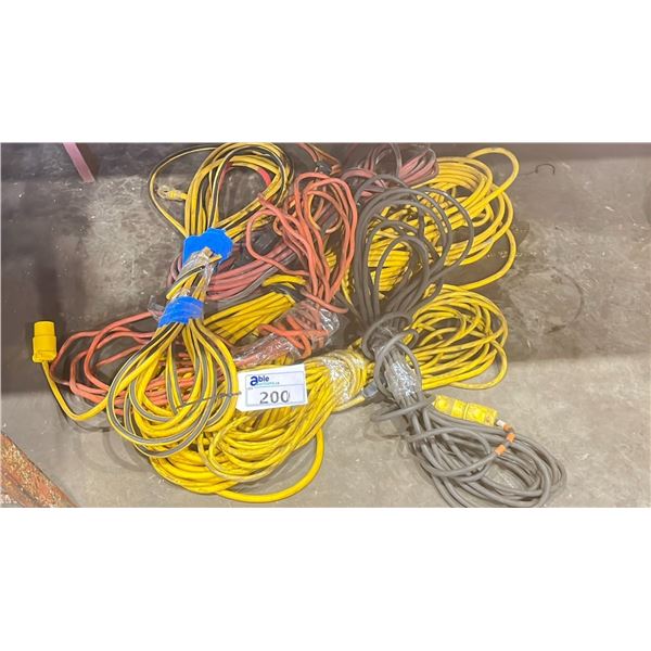 ASSORTED EXTENSION CORDS