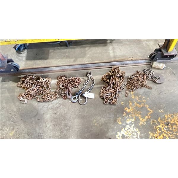 ASSORTED CHAINS & LIFTING CHAINS