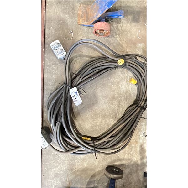 ELECTRICAL HEAVY GAUGE EXTENSION CORDS WITH OUTLET BOXES