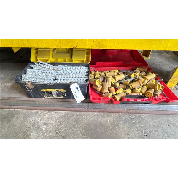 EXTENSION CORD PLUG PARTS & METAL DECK FASTENERS