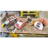 Image 1 : WARN POWER CABLE WINCH, POWER TROLLY & 2 CRANE RAIL TROLLEYS