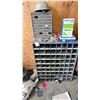 Image 1 : 72 COMPARTMENT HARDWARE PIGEONHOLE ORGANIZER WITH CONTENTS & SMALL PARTS ORGANIZER