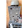 Image 2 : 72 COMPARTMENT HARDWARE PIGEONHOLE ORGANIZER WITH CONTENTS & SMALL PARTS ORGANIZER