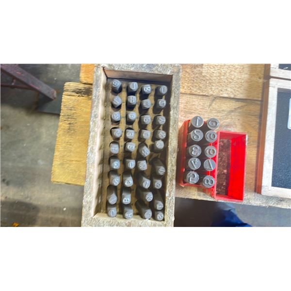 LETTER AND NUMBER METAL PUNCH 2PC SET