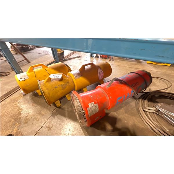 3 CONFINED SPACE VENTILATION BLOWERS