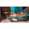 Image 2 : BLUE METAL BOX OF RATCHET TIE DOWN STRAPS