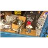 Image 6 : SHELF OF ASSORTED TOOLS, HARDWARE & SHOP SUPPLIES