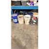 Image 2 : LARGE LOT OF ASSORTED METAL SCRAPS, HARDWARE & ASSORTED LUBRICANTS/COMPOUNDS