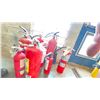 Image 3 : LOT OF APPROX 8 ASSORTED FIRE EXTINGUISHERS